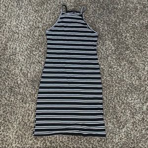 Black & White Striped Dress